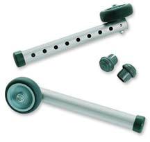 Fixed Wheels for Walkers with Rear Glide Tips
