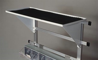 Flat Rail Mounted Shelf for Aluminum Cart