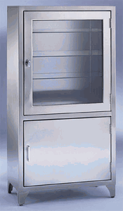 Free Standing Medical Storage Cabinet