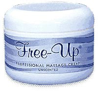 Free-Up Massage Cream, Unscented - 8 oz. bottle