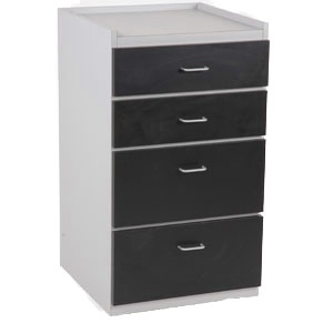 Freestanding 4 Drawer Supply Cabinet