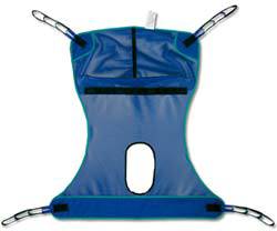 Full Body Mesh Slings w/ Commode Opening, Medium