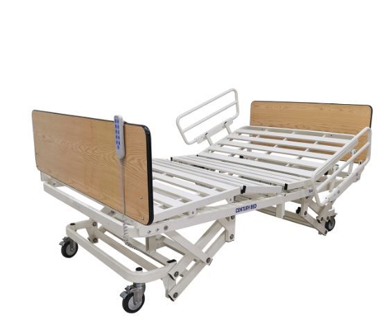Full Electric Bariatric Bed with Mattress and Siderails,1000LB