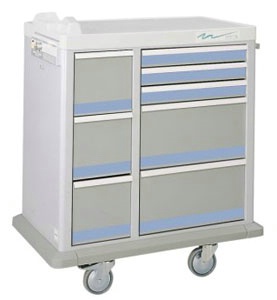 Full Sized Medication Punch Card Cart, 450 Cards