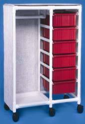 PVC Clothing Cart Bins