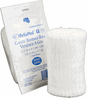 Gauze Bandage Roll - 4.5in x 4.1 yds