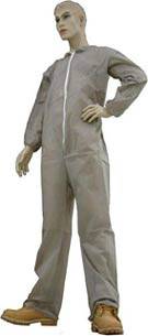 Gray Standard Polypropylene Coveralls