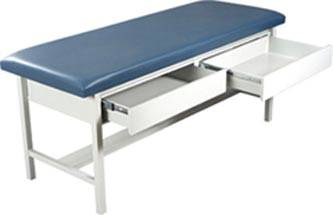 Treatment Table w/ H-Brace & 2 Drawers