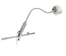 Halux 50 FX Gooseneck Exam Light w/ Wall Mount and Extension Arm