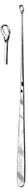 Heaney Uterine Biopsy Curette, 9in, Serrated Loop