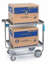 Heavy Duty 2 Shelf Utility Cart