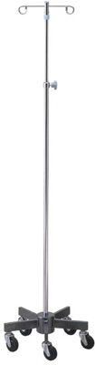 Short Wheel Infusion Pump Stand