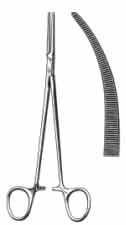 Heiss Thoracic Forceps, Full Curved, 8 in