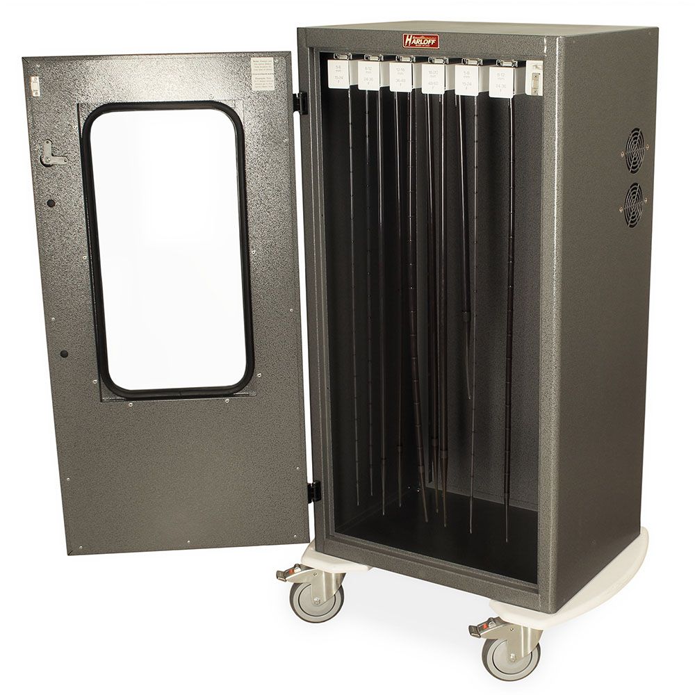 High Volume Tall Dilator Storage  Drying Cart Hepa Filter