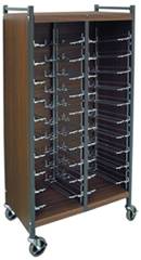 Horizontal Cabinet Chart Rack 20 Binder Capacity