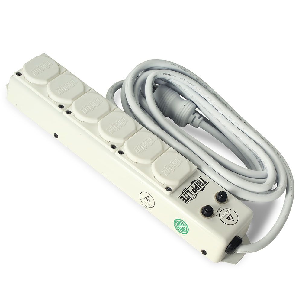 Hospital Grade Electrical Outlet for MA-Series Carts 6 Socket