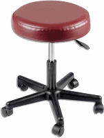 Hydraulic Therapy Stool, Burgundy Red