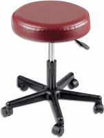 Hydraulic Therapy Stool Burgundy Red