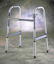 Dual Release Lightweight Folding Junior Walker