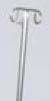 I.V Rod / Holder Stainless Steel Telescopic