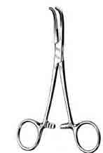 Jackson Trachea Hemostat Strong Curved 5-12in