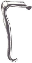 Jackson Vaginal Retractors, Medium, 1-1/2in x 3-1/2in, 7in