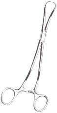 Jarcho Tenaculum Forceps Double Curved 7-12in