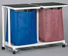 PVC X-Large Double Linen Hamper w/ Foot Pedals