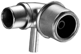 Keets Type Hanks-Rackow Elbow Adapters w/Side Inlet