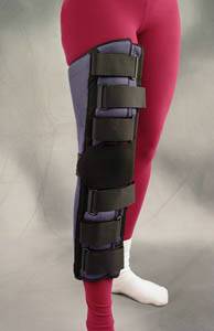 Knee Immobilizer with Detachable Patella Strap- 18in