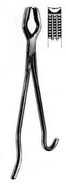 Lane Bone Holding Forceps, with Ratchet, 13