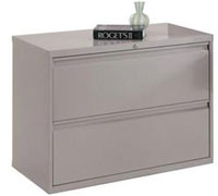 Lateral Front Pull File Cabinet w/ Two Drawers