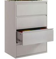 Lateral Front Pull File Cabinet w/ Four Drawers