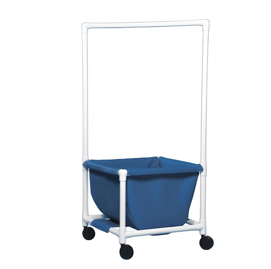 Rolling Laundry Hamper w/ Hanging Bar 9 Bushel Capacity