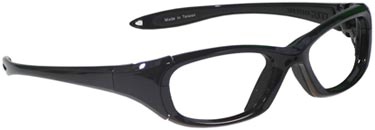 Leaded Prescription Safety Glasses-Black