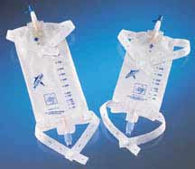 Leg Bags with Straps, Sterile