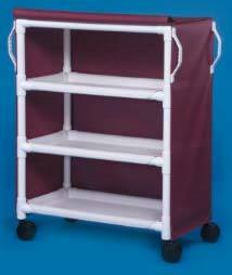 Linen Cart w/ Three Shelves