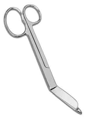 Lister Bandage Scissors One Large Ring 7-12 in