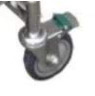 Locking Casters for Emergency Stretchers