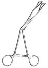 Lovelace Lung Grasping Forceps, Angled Shanks