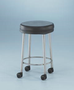 Non-Magnetic Padded Stainless Steel Stool