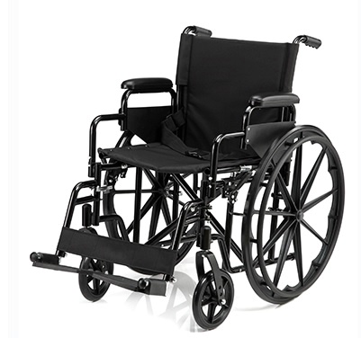 Manual Wheelchair w/ Padded Arm Rests