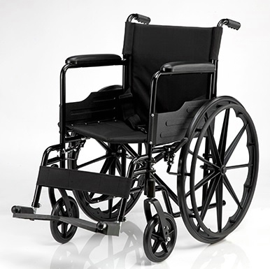 Manual Wheelchair w/ Swing-away Footrests