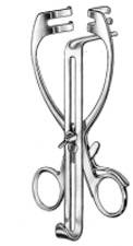 Mayo Adams Abdominal Retractors, w/ Center Blade, 6-3/4in