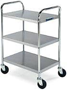 Medium Duty 3 Shelf Utility Cart
