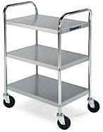 Medium Duty 3 Shelf Utility Cart