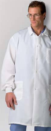 Mens Fluid Resistant Lab Coat