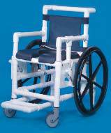 Mid-Size Water-Resistant PVC Wheelchair w/ Open Seat