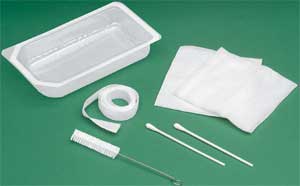 Mini Tracheostomy Clean  Care Tray Non-Sterile