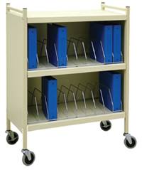 Mobile Cabinet Style Chart Rack